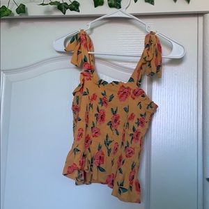 billabong smocked top